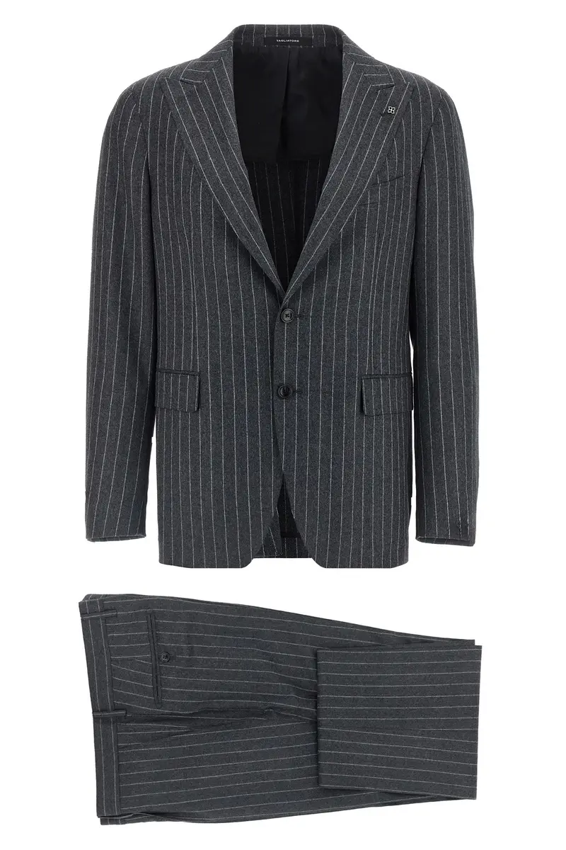 Abito Gessato Grigio