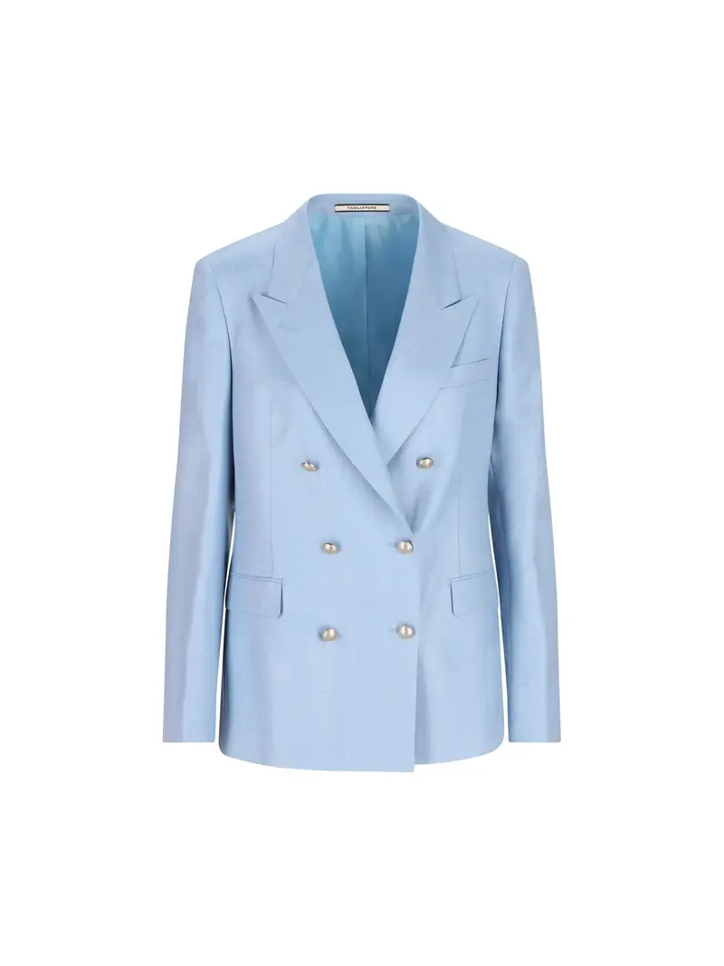 Blazer In Seta AZZURRO