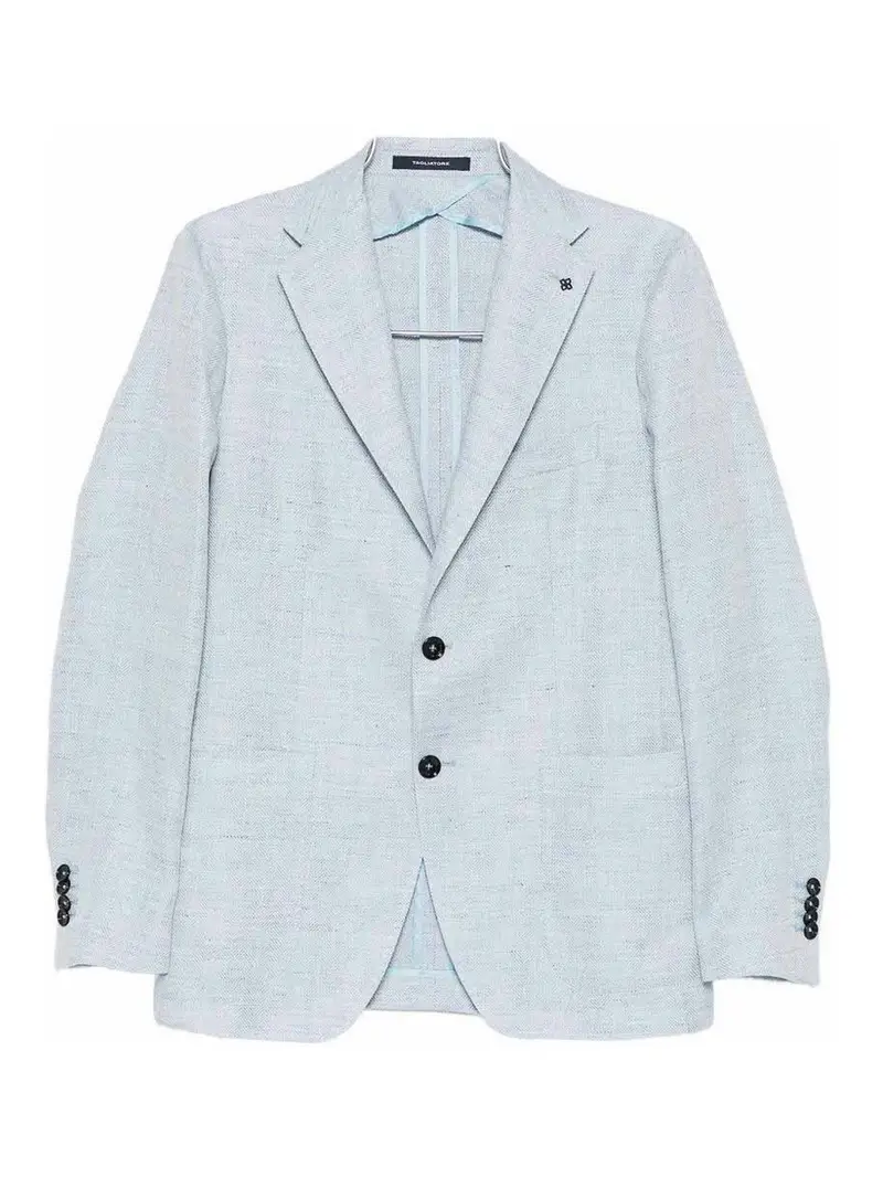 Blazer monopetto Azzurro