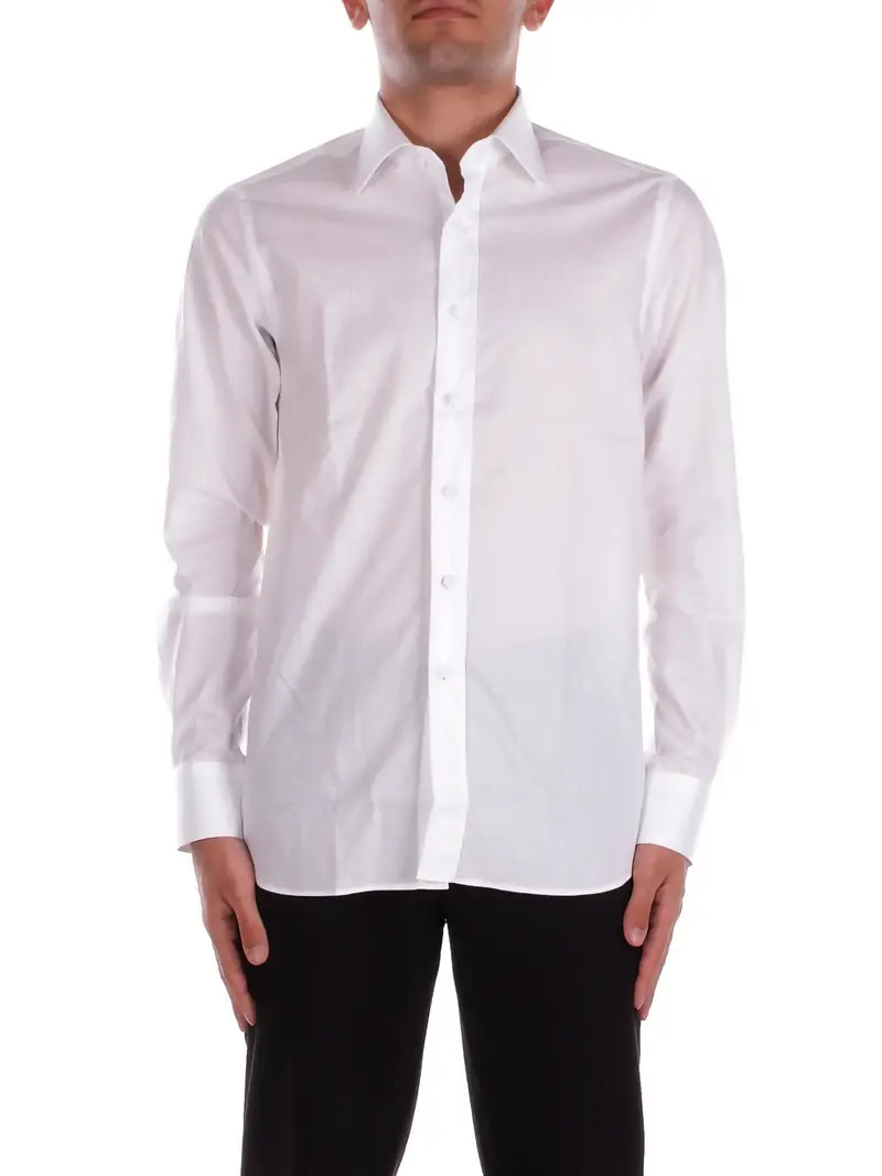 Camicia Uomo Bianco Camicia cerimonia