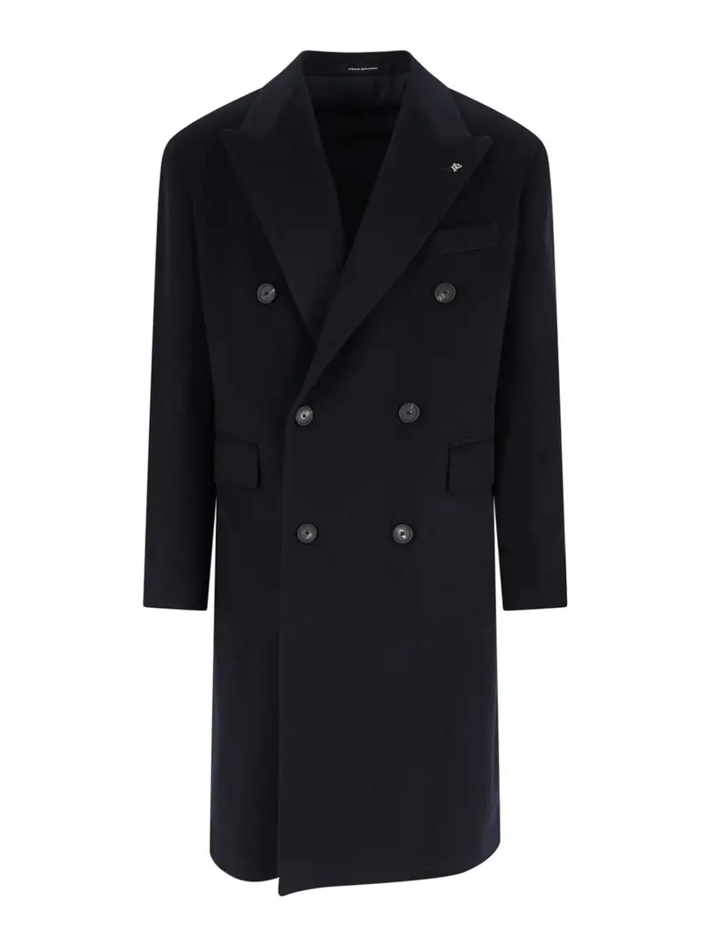 Cappotto Doppiopetto Blu