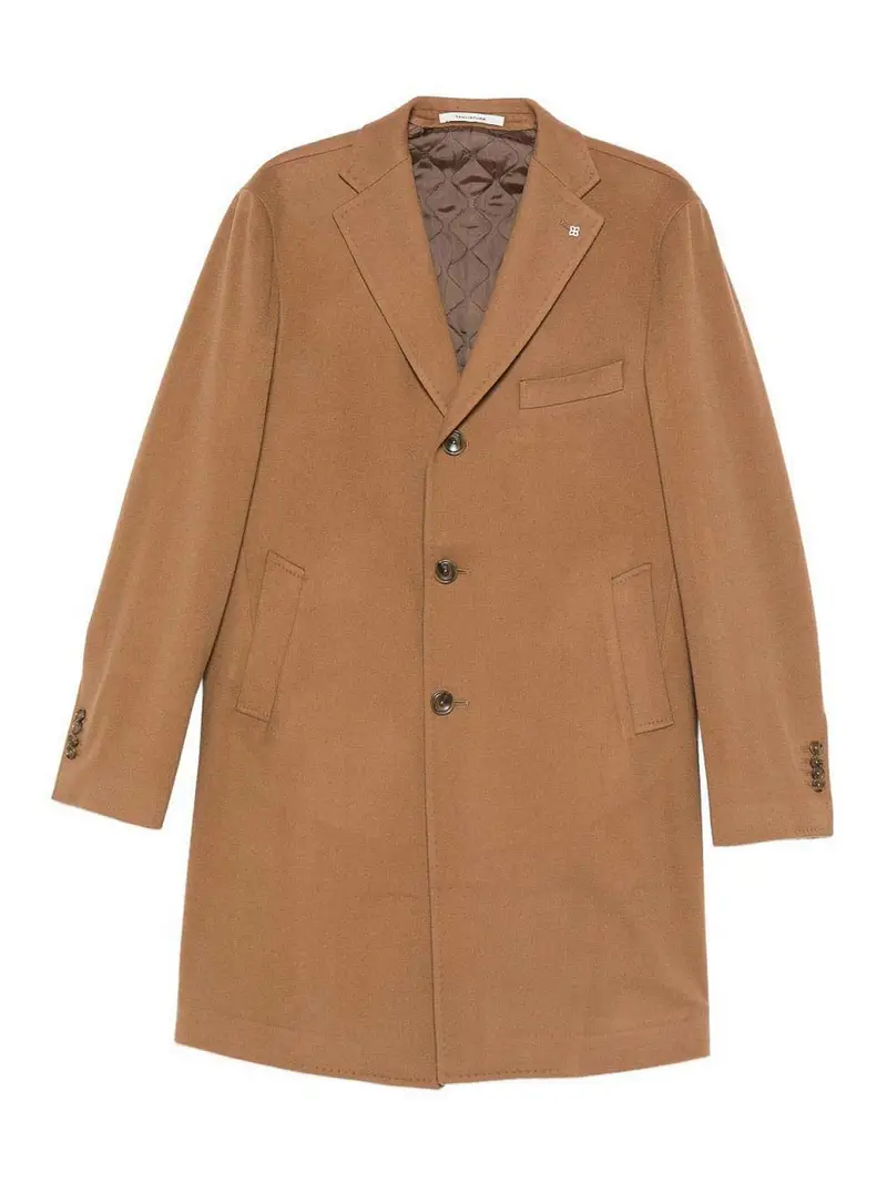 Cappotto Monopetto Marrone