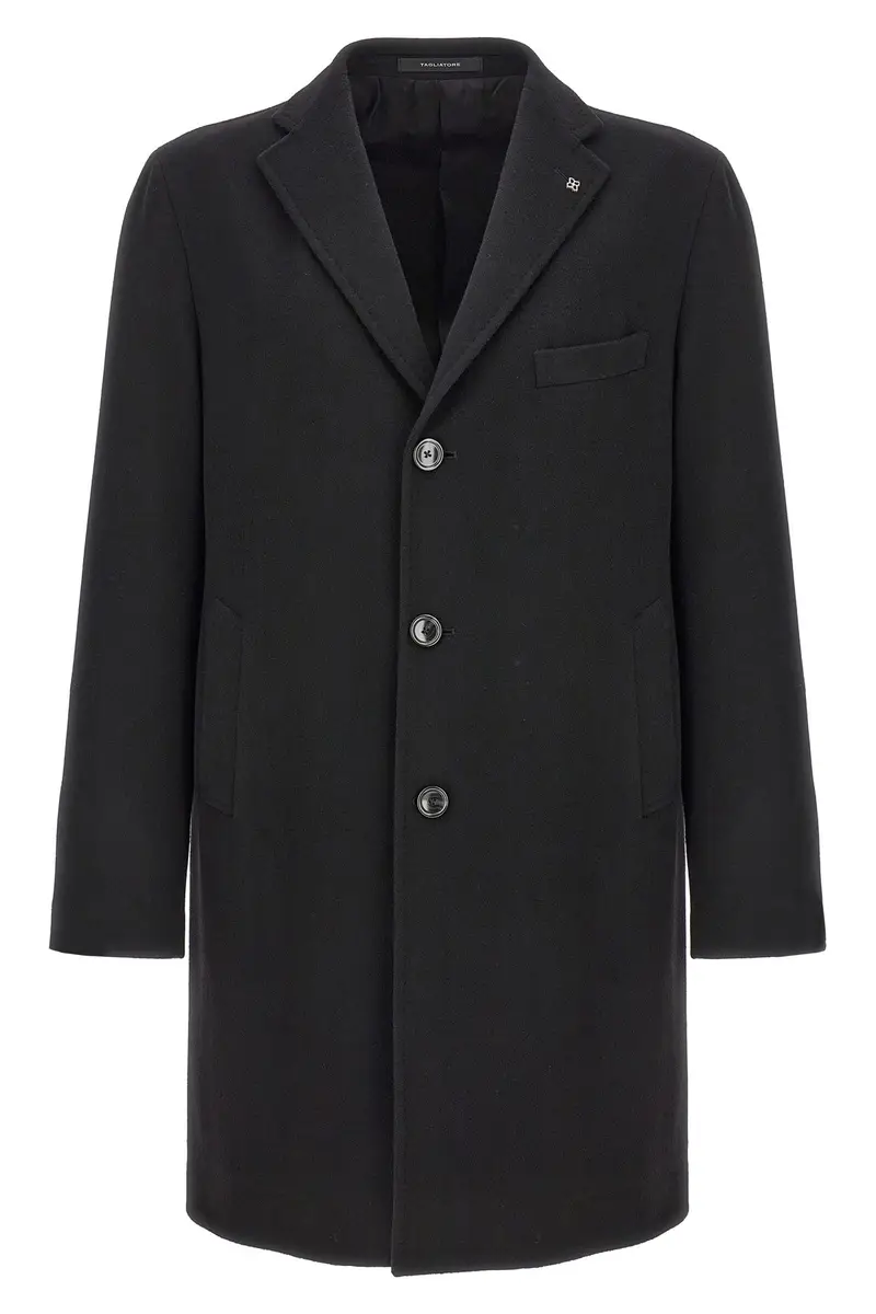 Cappotto Monopetto Nero