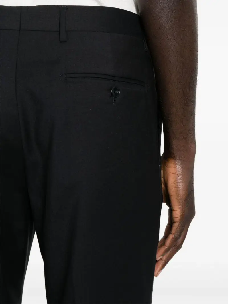 Completo blu notte con dettaglio spilla lana miniatura 3