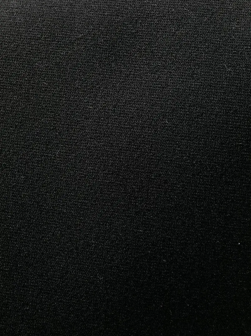 Cravatta nera finitura satinata Nero miniatura 2