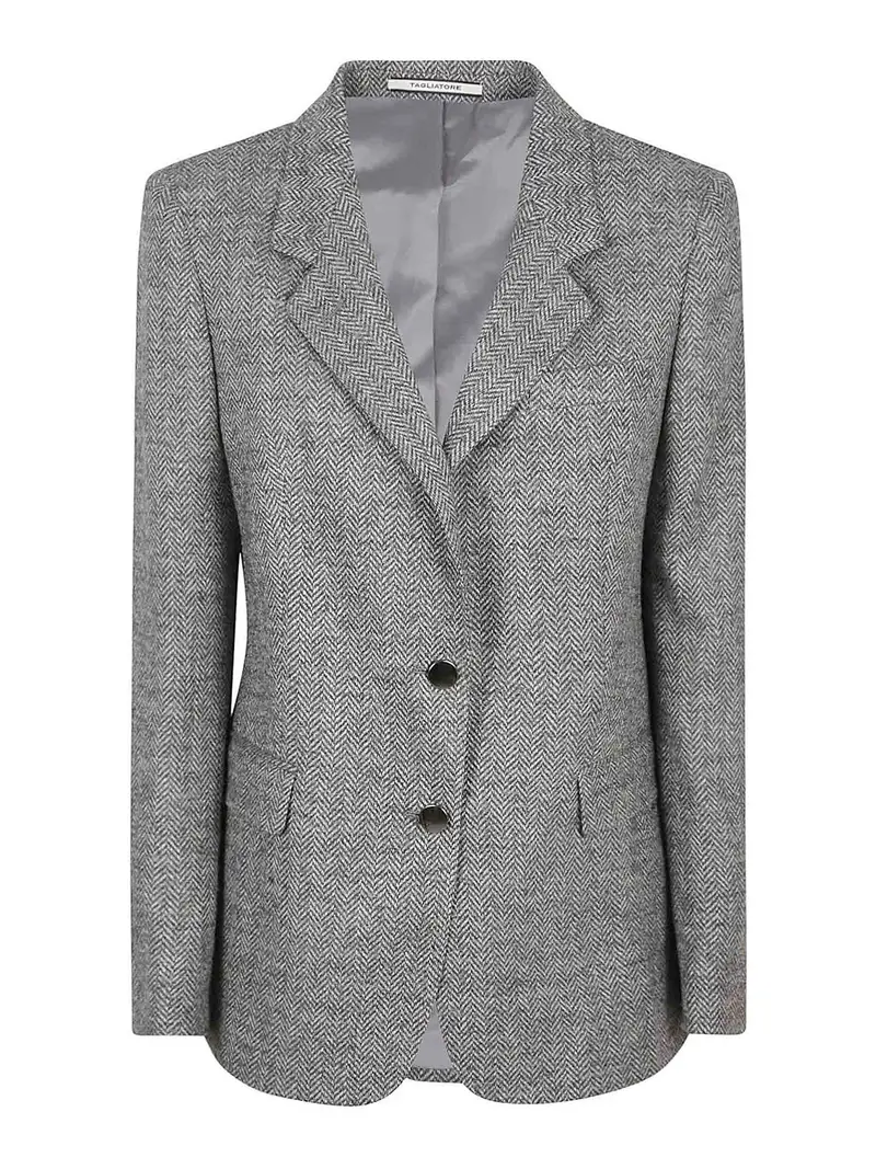 Giacca di miscela di lana Grigio