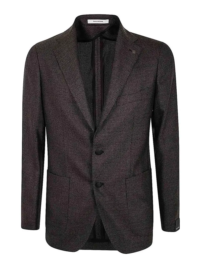 Giacca monopetto da uomo Marrone