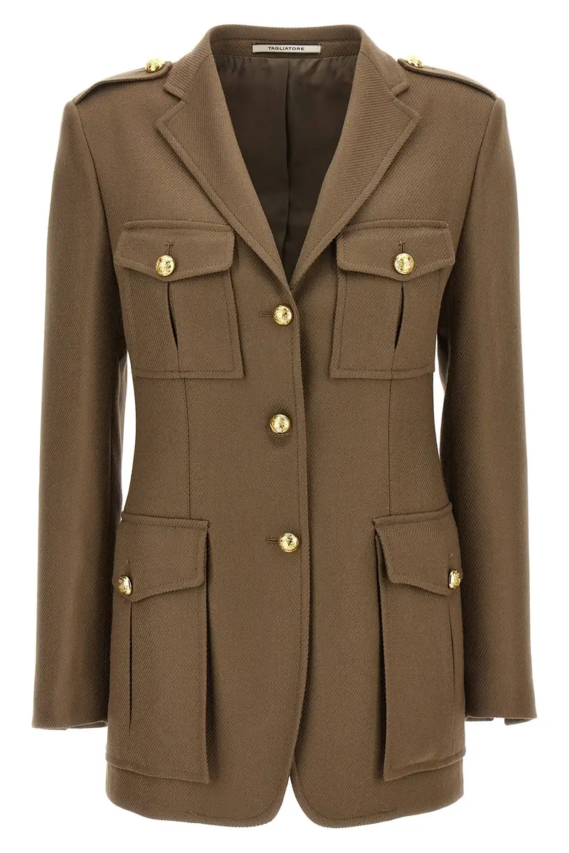 Giacca Monopetto Marrone