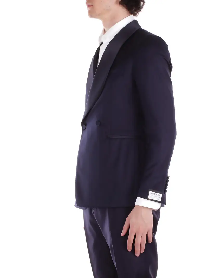 Giacche Doppiopetto Uomo Navy miniatura 2