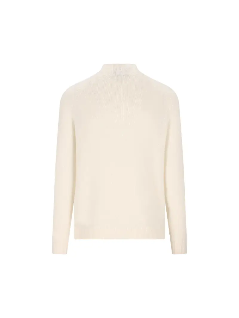 Maglia In Cashmere BIANCO miniatura 2