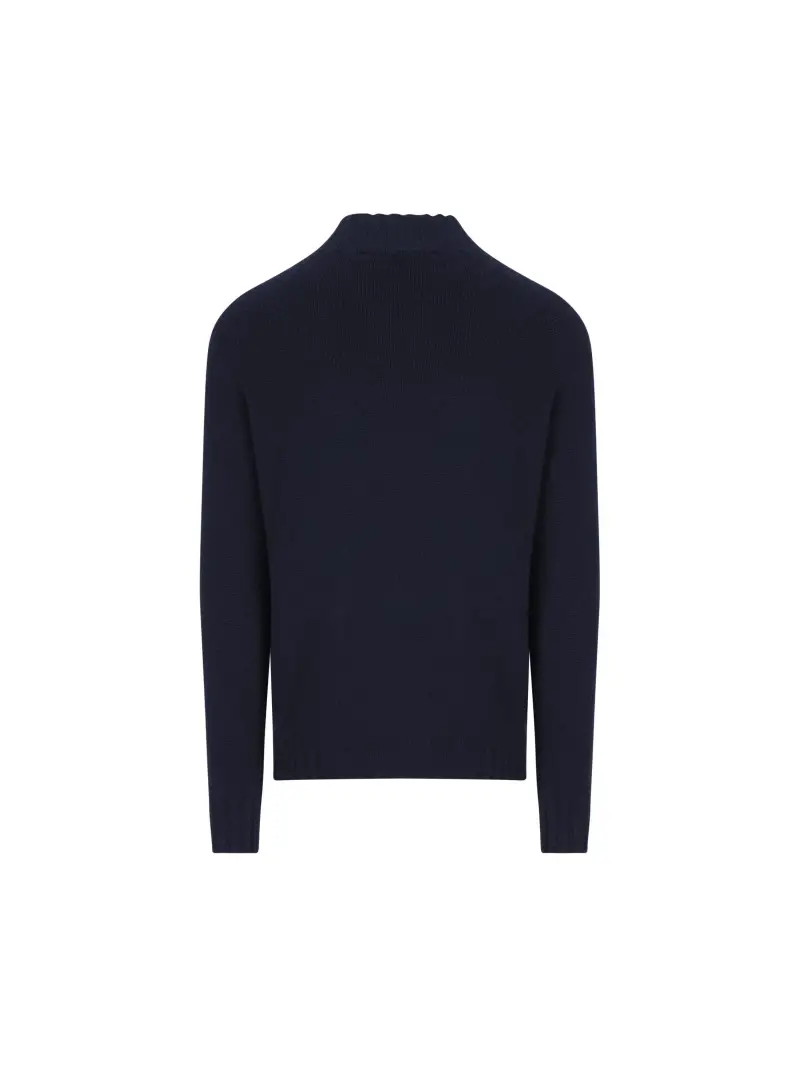 Maglia In Cashmere BLU miniatura 2