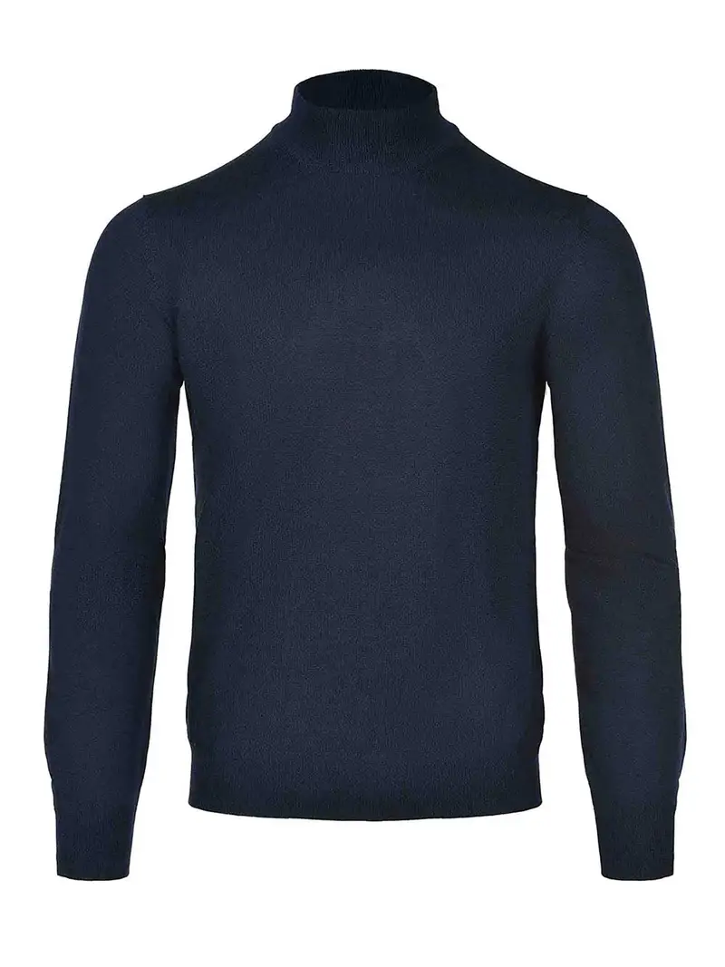 Maglione Realizzato In Lana Vergine Blu