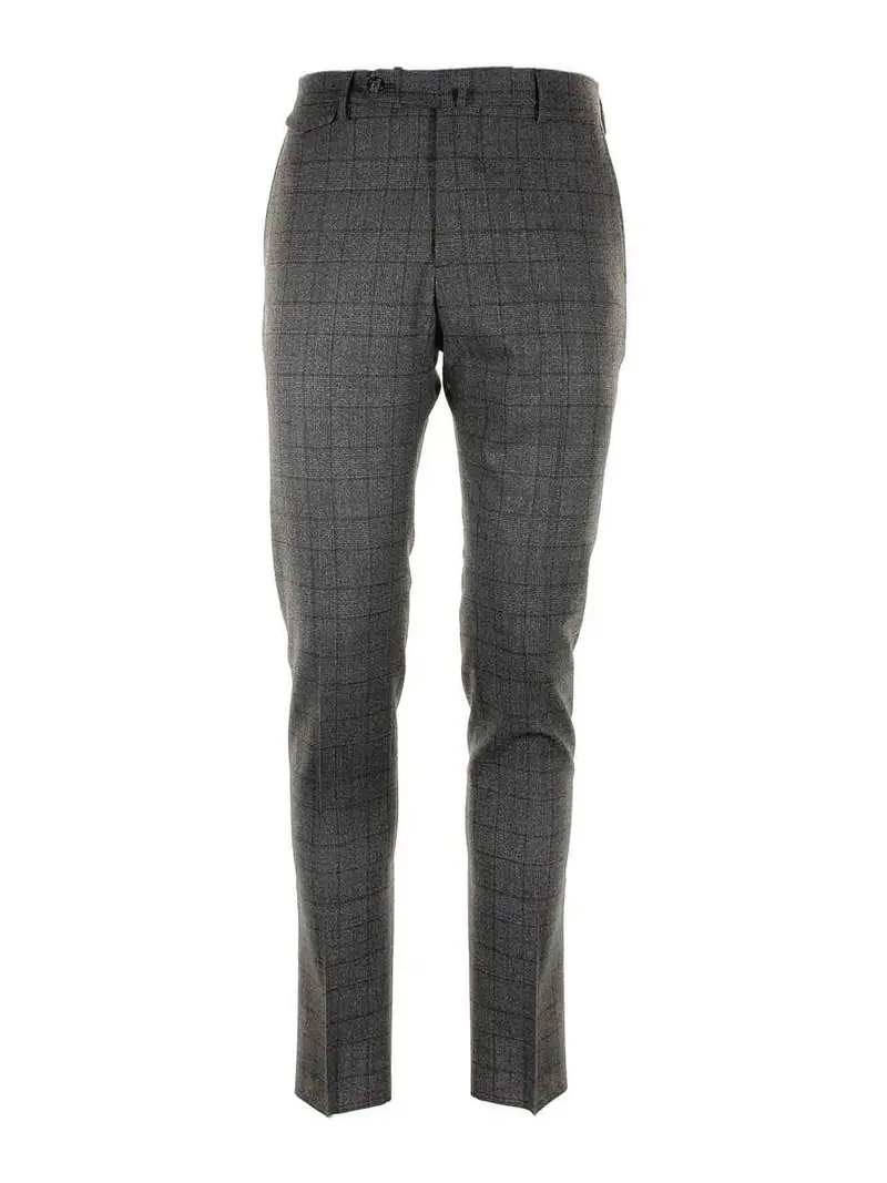 Pantalone Regular Fit Grigio Nero