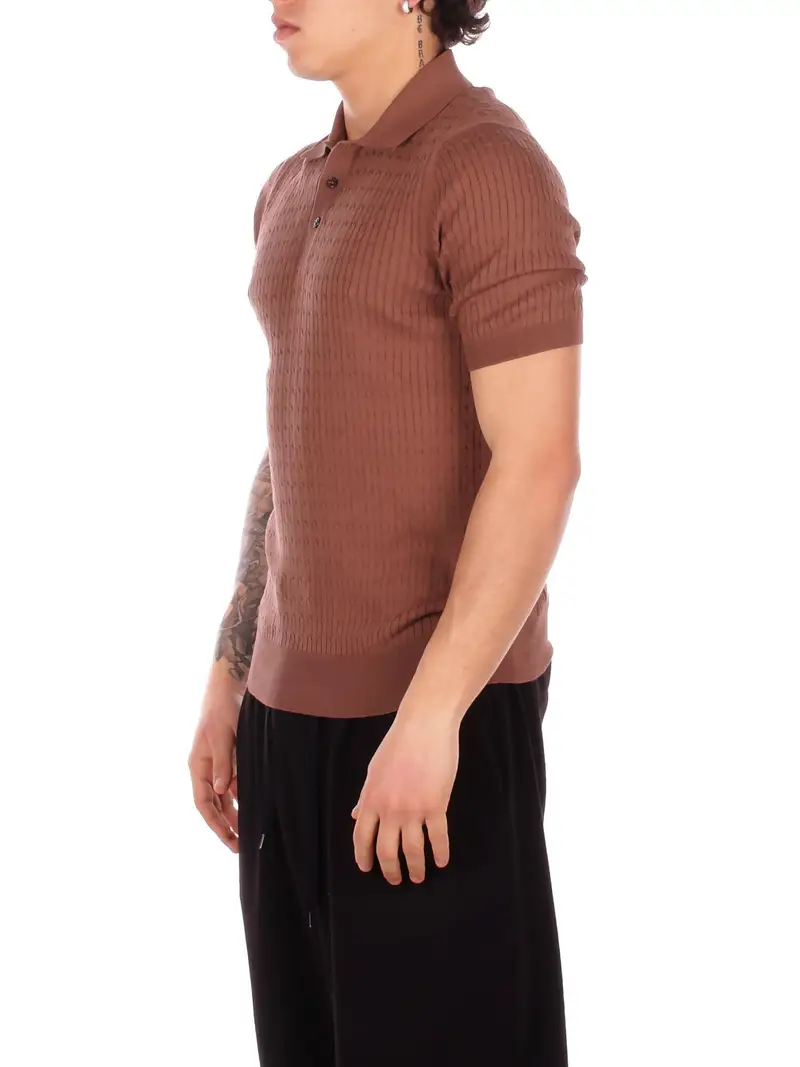 TAGLIATORE Polo Uomo Marrone 4240134 miniatura 2