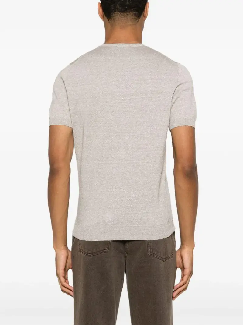 TAGLIATORE T-shirt Beige 4094266 miniatura 3