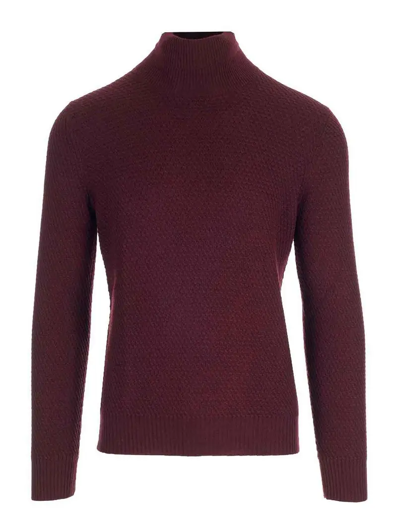 Turtleneck bordeaux Rosso Scuro