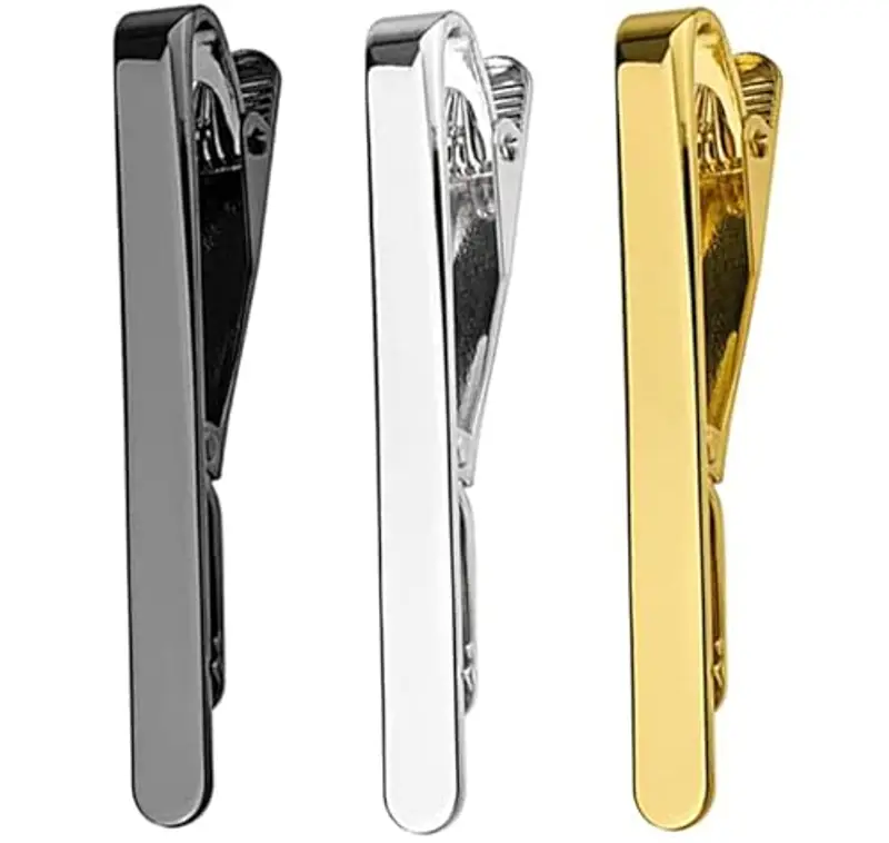 Taicols 3 Pezzi Fermacravatta Fermacravatta Uomo per Uomo Vita Quotidiana Anniversario di Matrimonio Fermacravatta Uomo Ferma Cravatta Uomo Fermacravatta Uomo Fermacravatta Uomo Elegante per Uomo