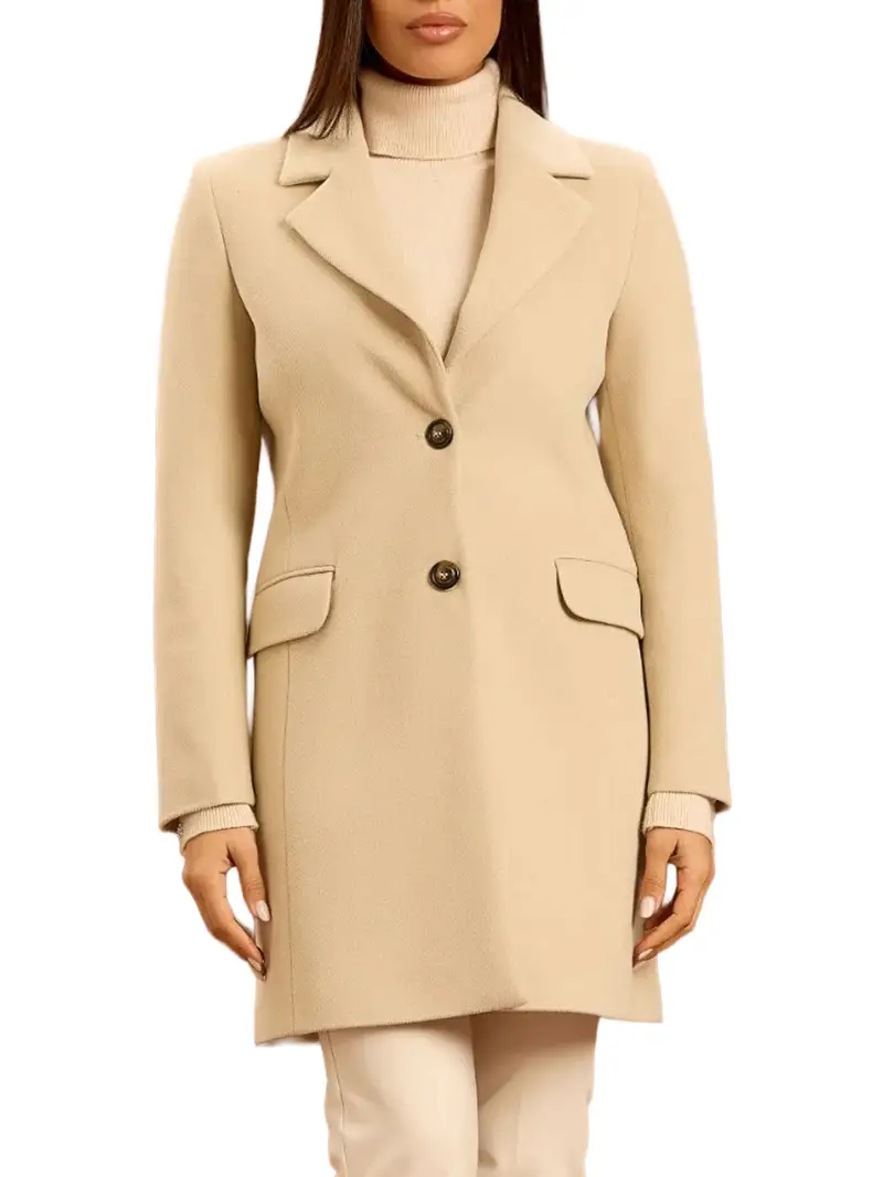 cappotto take two baronetto da donna - beige