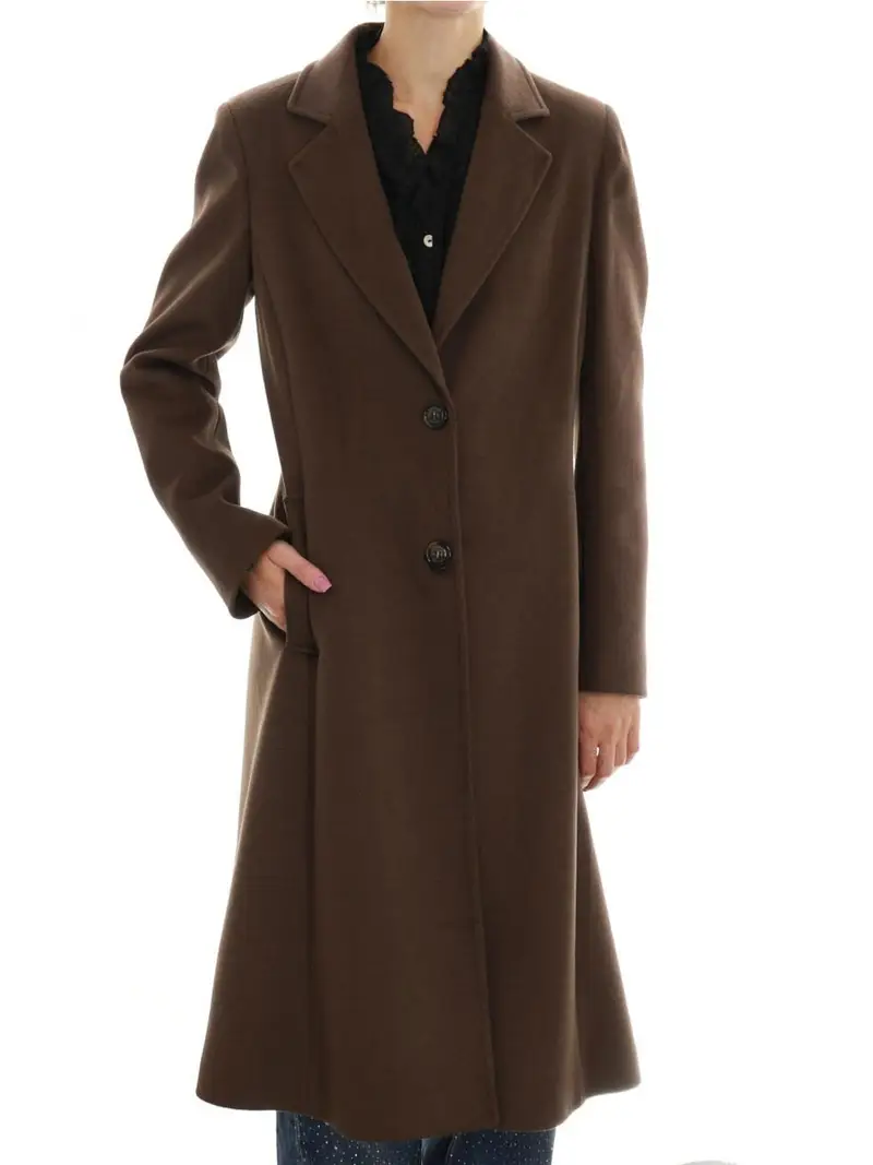 cappotto take two da donna - marrone