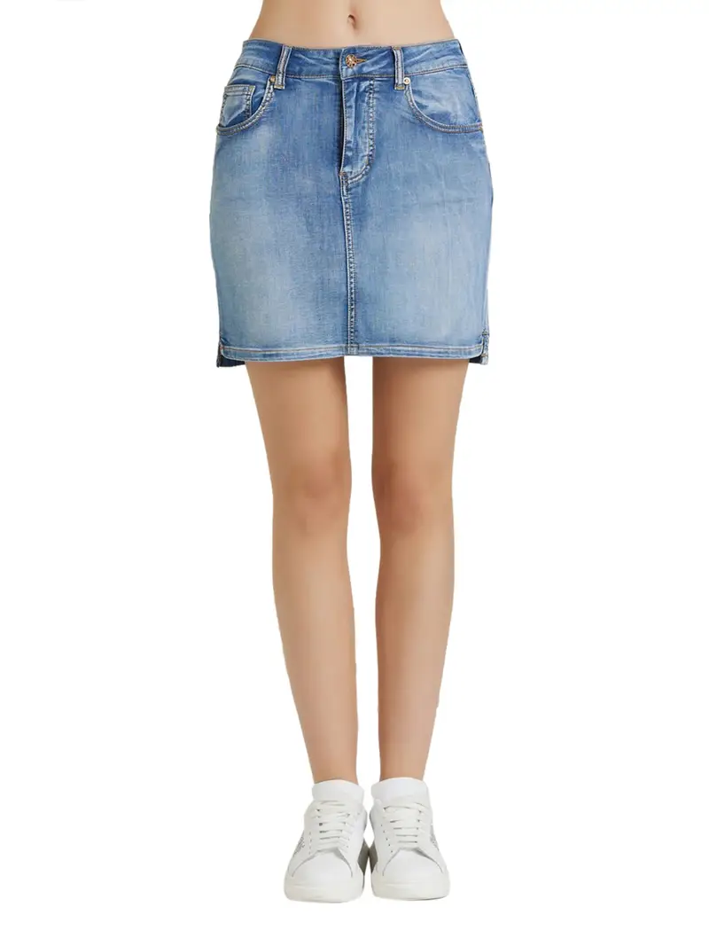 gonna mini take two da donna - denim