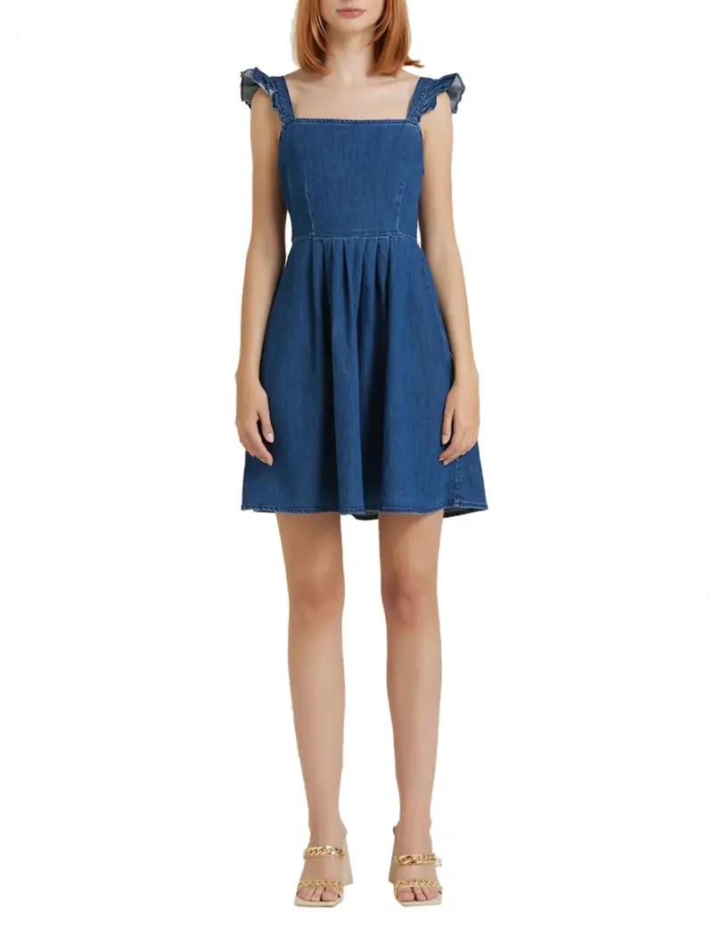 vestito mini take two giulia da donna - denim