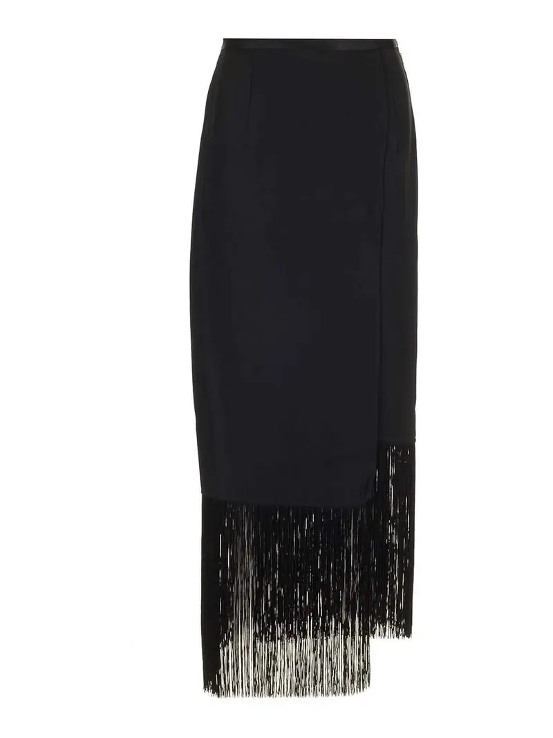 Gonna midi piave Nero