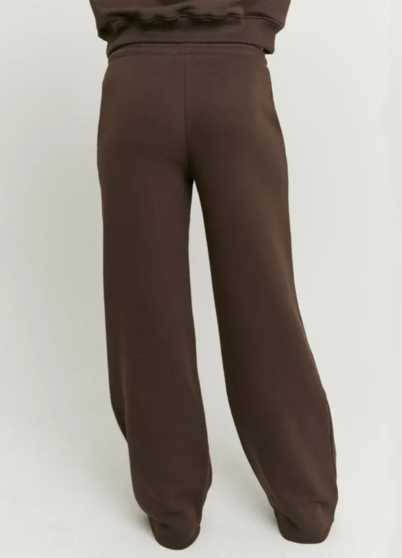 Pantaloni In Misto Cotone Marroni Regular Fit, Donna, Marrone miniatura 3