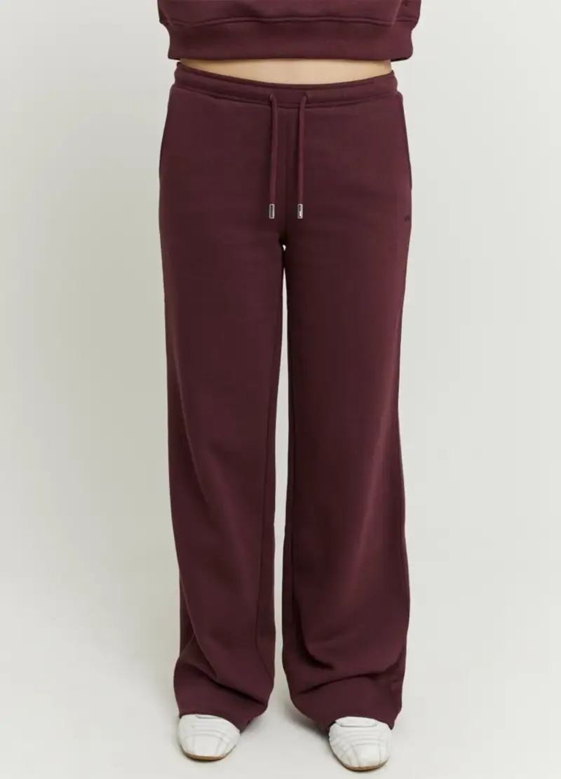 Pantaloni In Misto Cotone Viola Regular Fit, Donna, Viola miniatura 2