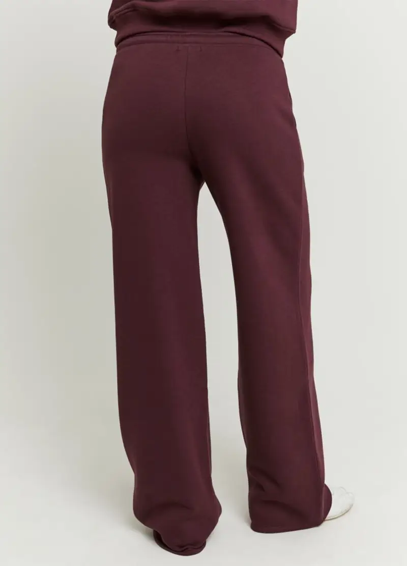 Pantaloni In Misto Cotone Viola Regular Fit, Donna, Viola miniatura 3