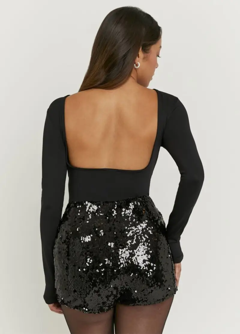 TALLY WEIJL T-shirt Donna Nero 4011518 miniatura 2