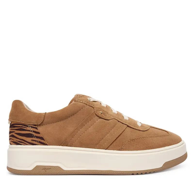 Tamaris Sneakers Donna Marrone in Pelle