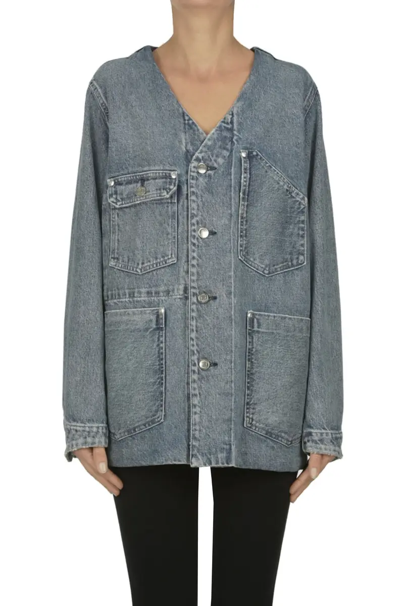 Giacca in denim oversize