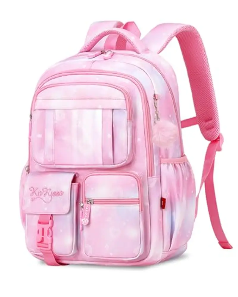 Tanou Zaino Bambina Elementari Zaino per Ragazze, Traspirante Cartella Scuola Elementare Bambina di 7-12 anni,