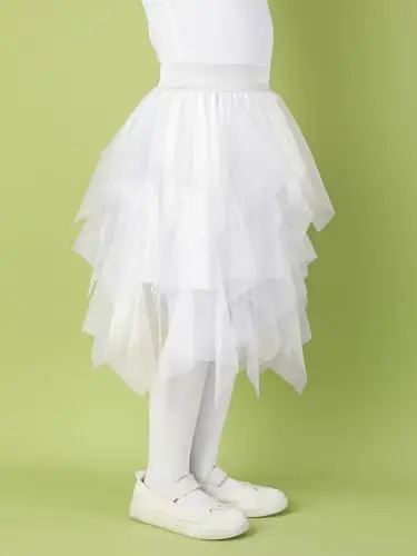 tanzdunsje Gonne Tutu Gonna in Tulle per Ragazze Gonne Gonna da Ballo Irregolare Tutu Bambini Adolescenti Adulti per miniatura 3