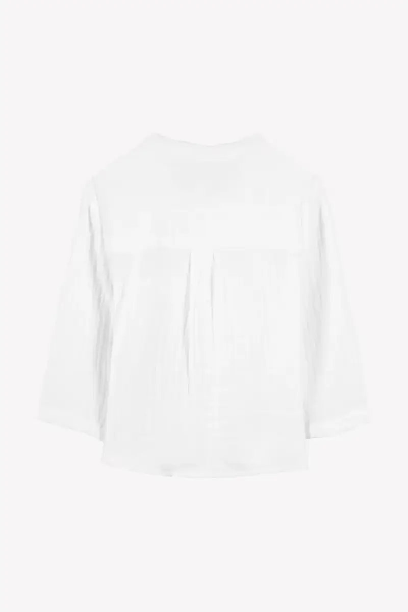 camicia di cotone per bambini colore bianco CA12061 miniatura 3