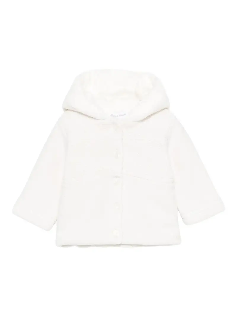 Cappotto Con Pelliccia Bianco