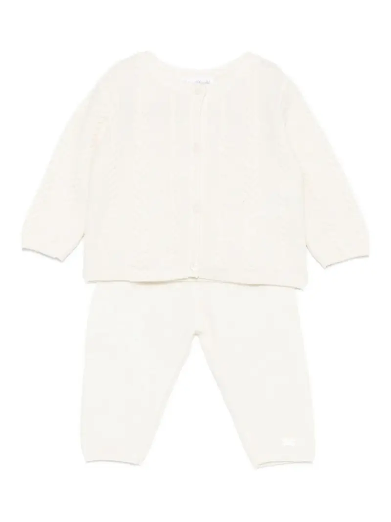 Completo 2 Pezzi In Maglia Bianco