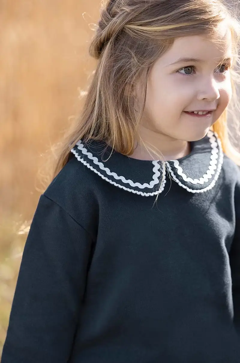 felpa per bambini Blu navy miniatura 5