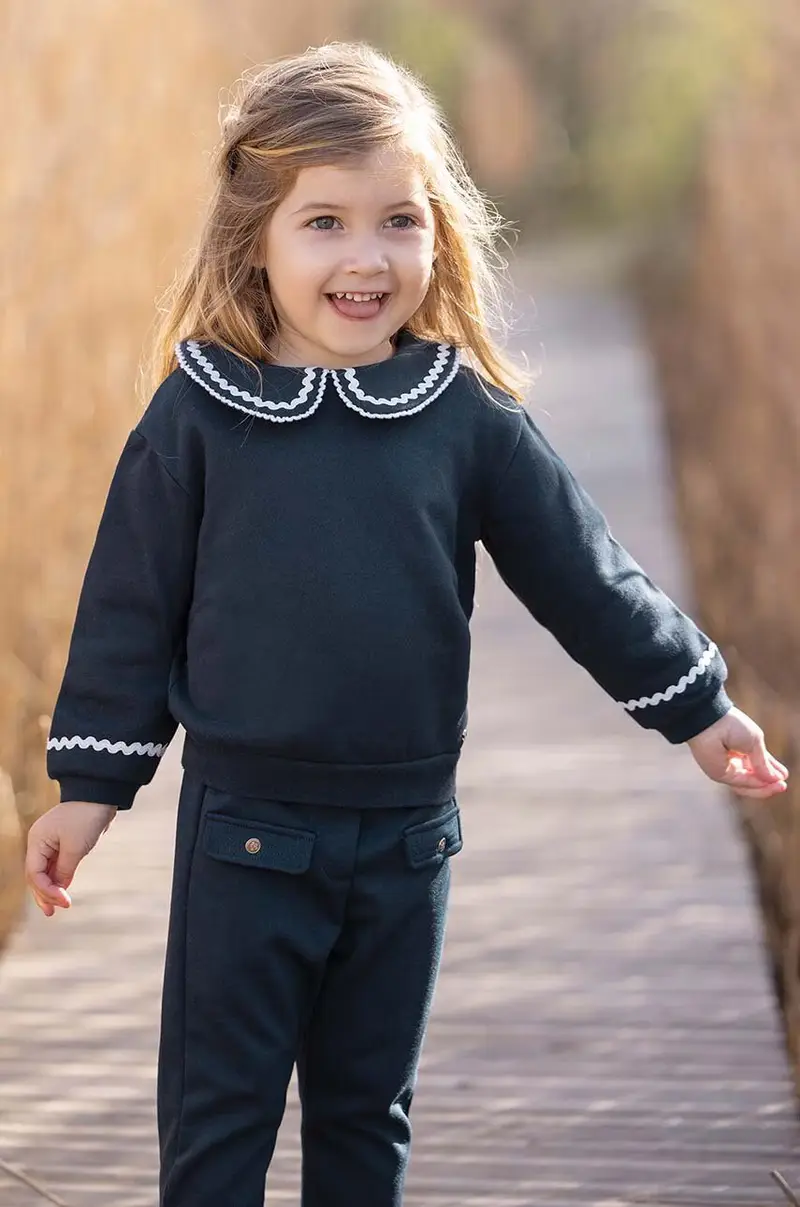 felpa per bambini Blu navy