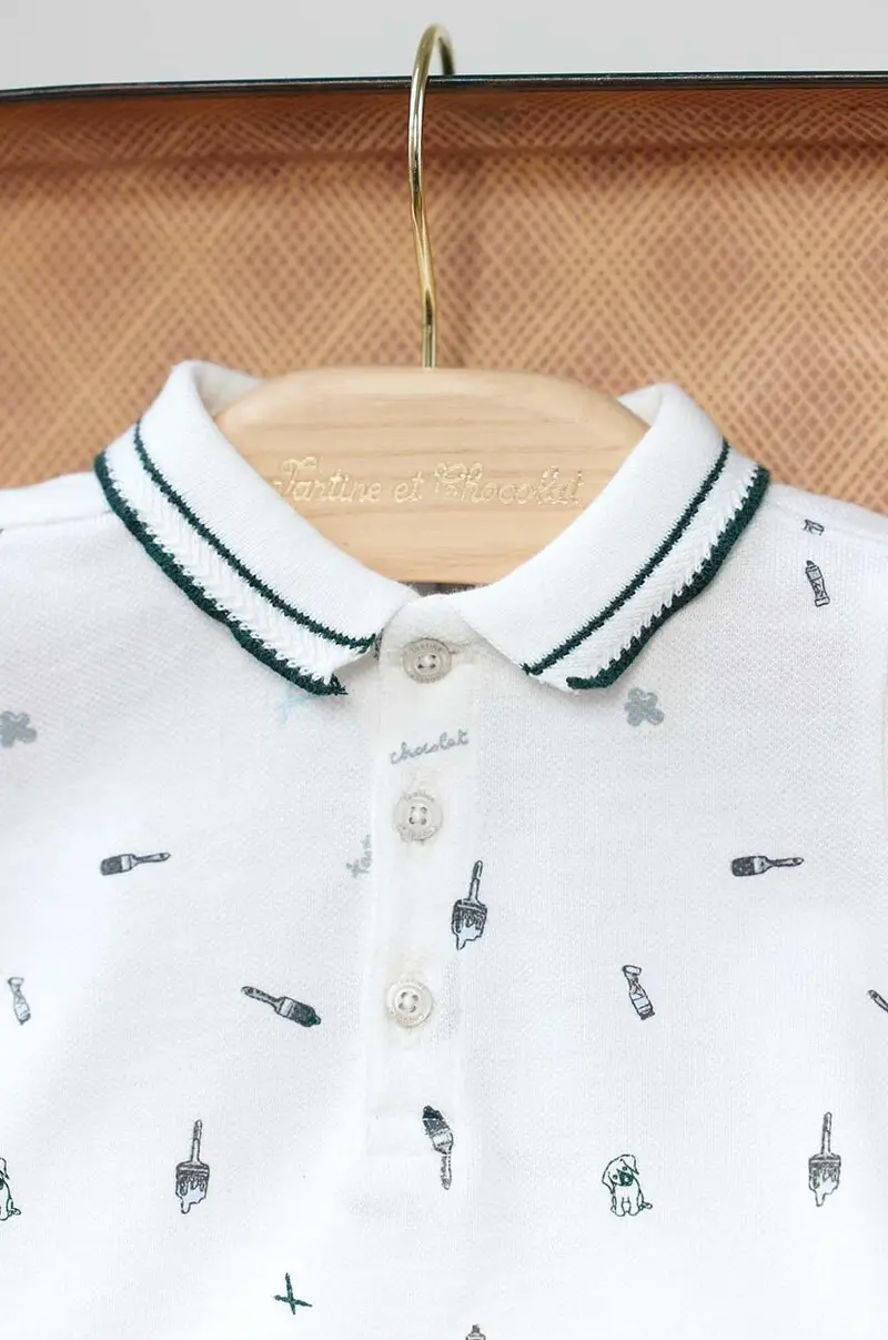 longsleeve in cotone bambino/a Verde miniatura 5