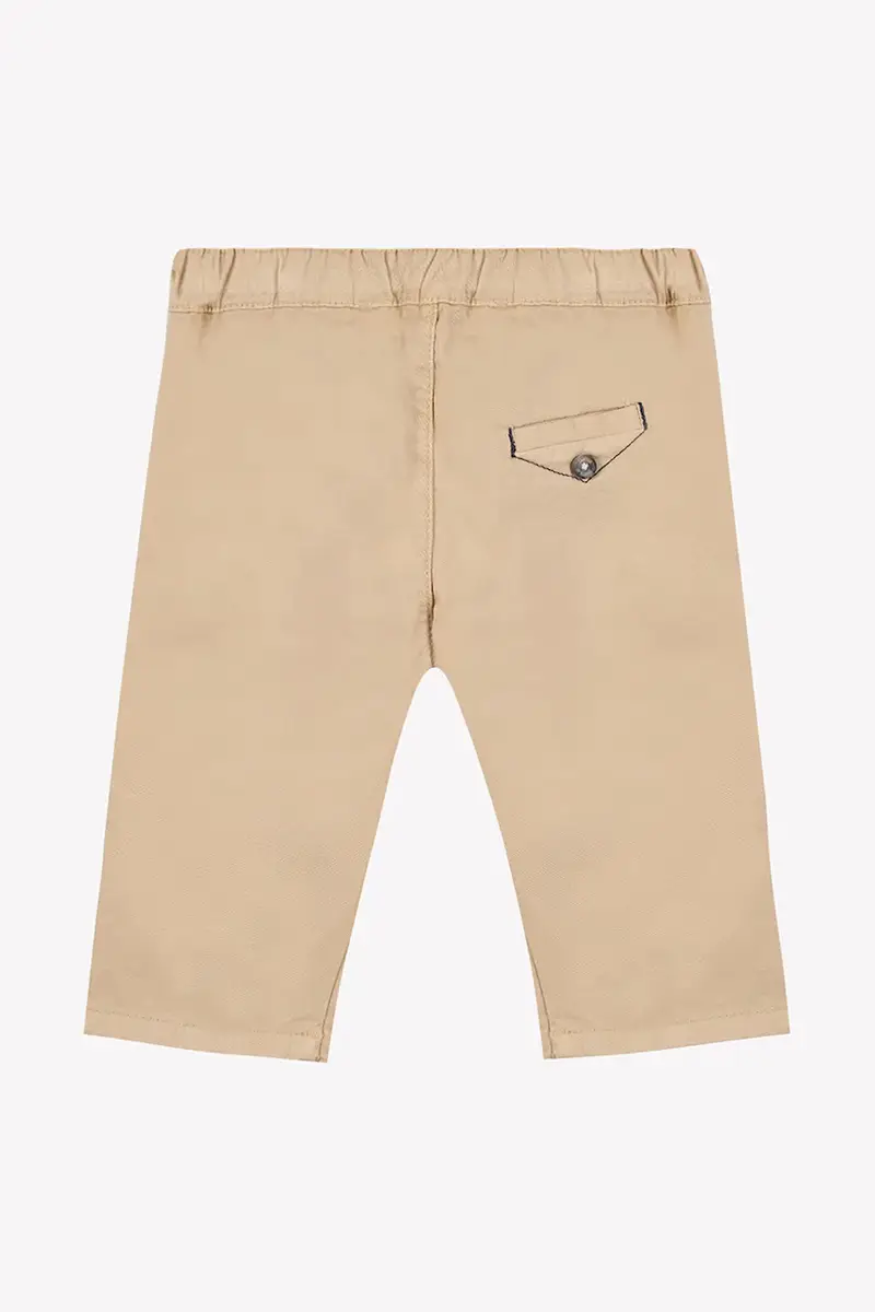 pantaloni per bambini colore beige CA22041 miniatura 2