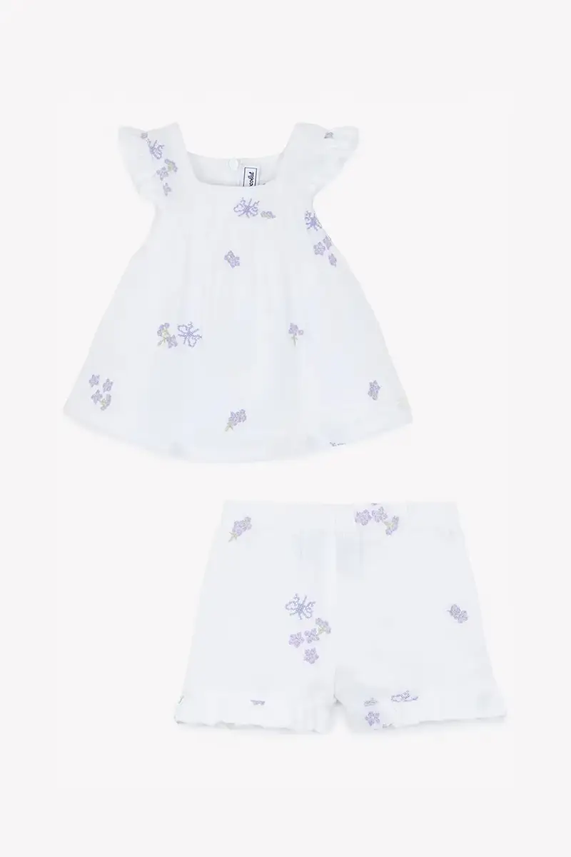 set di lana bambino/a colore bianco CA37031 miniatura 3