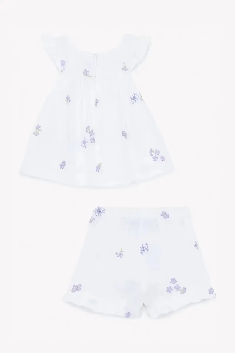 set di lana bambino/a colore bianco CA37031 miniatura 4