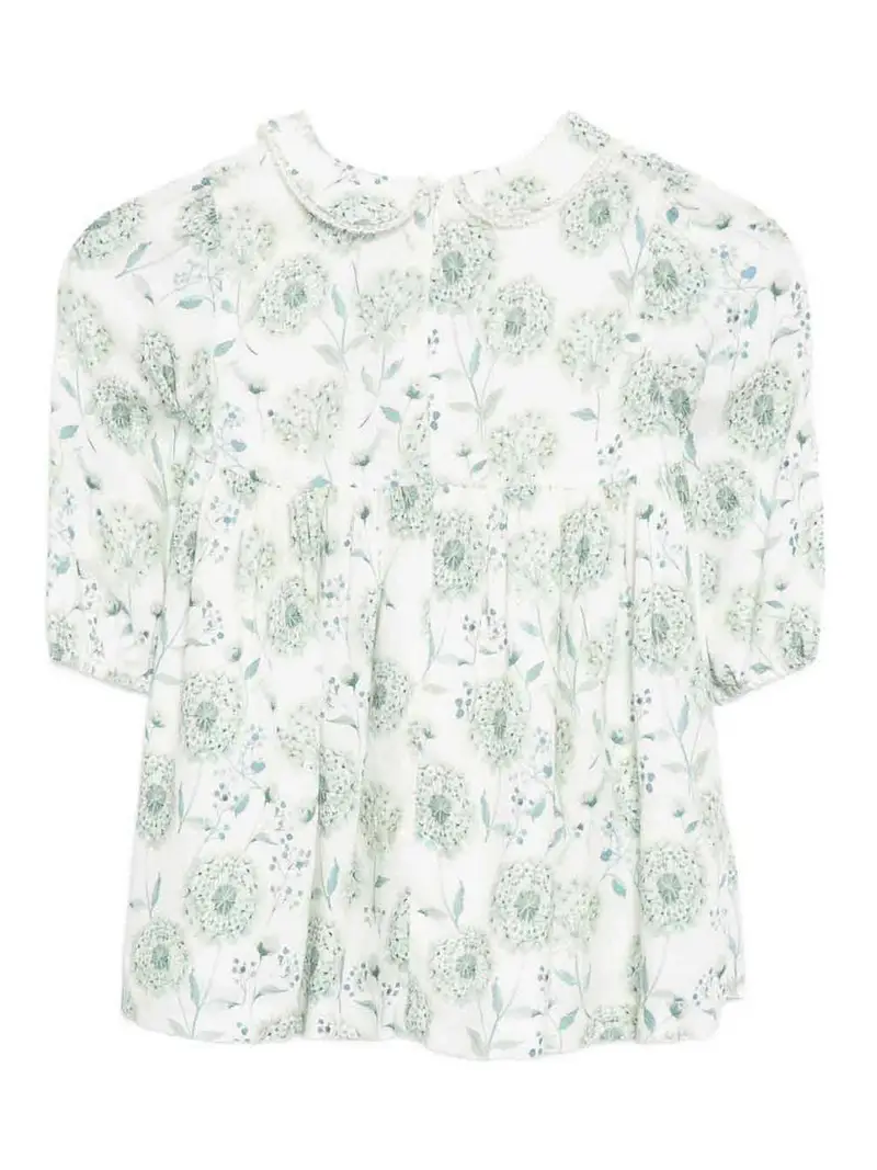 Vestito Con Stampa Verde