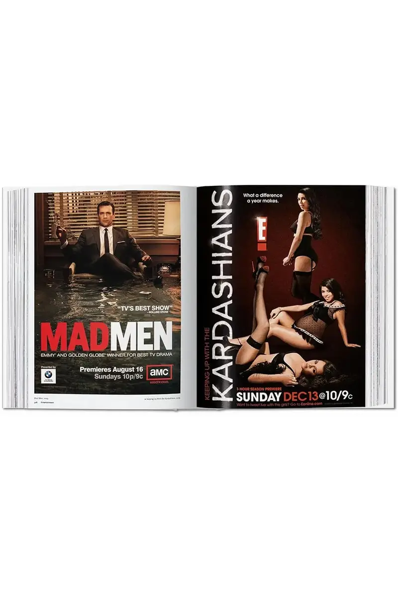 libro All-American Ads of the 2000s by Heller Steven, English colore blu miniatura 3