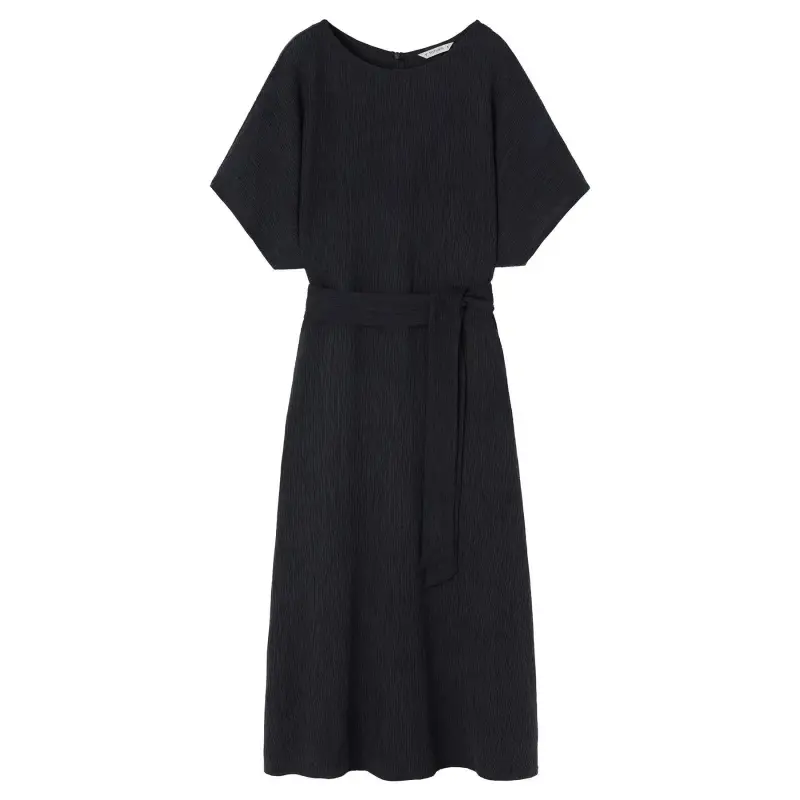 Abito midi arioso in tessuto stropicciato donna Tatuum Lunizma