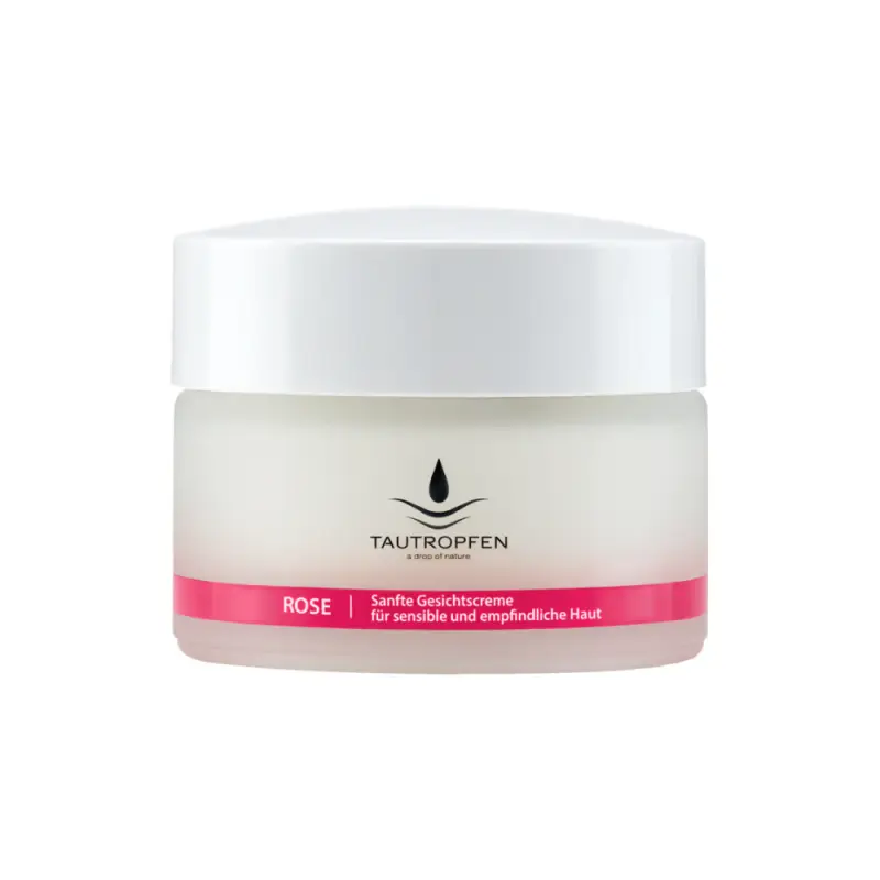 Soluzioni lenitive Crema Viso alla Rosa, 50 ml