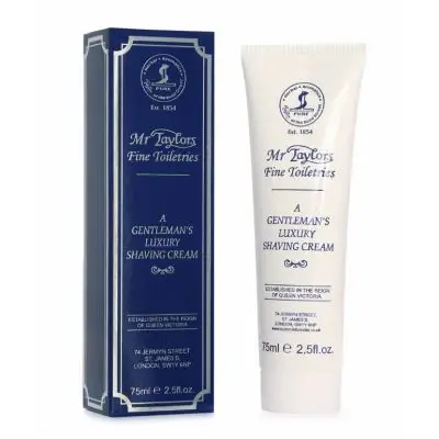 Tubo in crema da barba di lusso Mr Taylors 75 ml