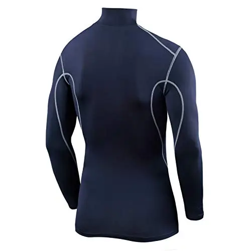 TCA PRO Performance Bambino Maglia Collo Alto a Maniche Lunghe - Blu Scuro (Vecchio), M Ragazzi miniatura 2