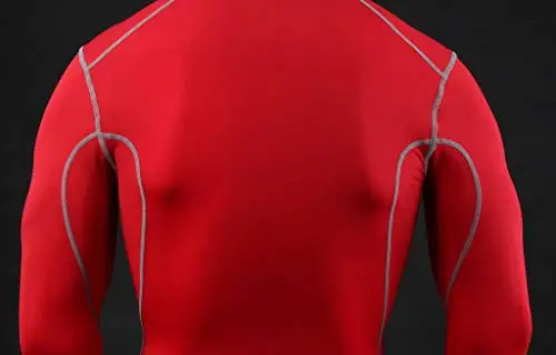 TCA PRO Performance Bambino Maglia Collo Alto a Maniche Lunghe - Rosso (Vecchio), XL Ragazzi miniatura 3